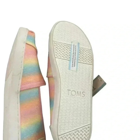 Kids Rainbow Glitter Shoes Size 5 New With Tags - Picture 5 of 10